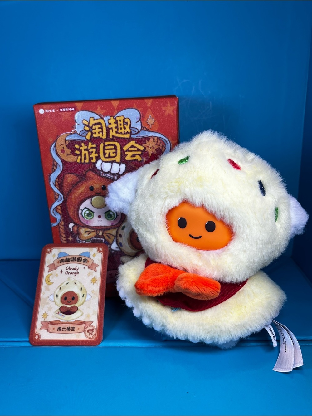 Cureplaneta x Taobao - Taoqu Carnival Plush Blind Box - Cloudy Orange